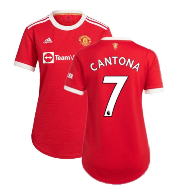 Man Utd 2021-2022 Home Shirt (Ladies) (CANTONA 7) — Shop Now