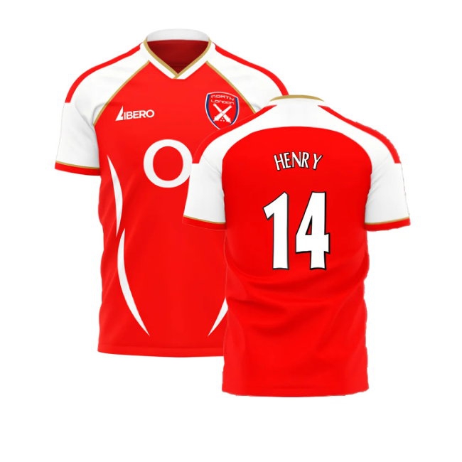North London Reds 2006 Style Home Concept Shirt (Libero) (Henry 14) — Buy Now