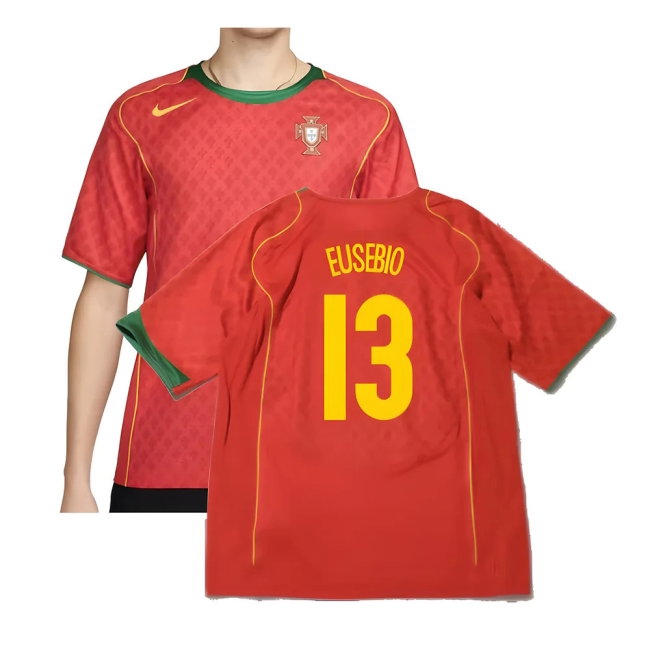 Portugal 2004 Reissue Home Shirt (Eusebio 13) — Shop Now