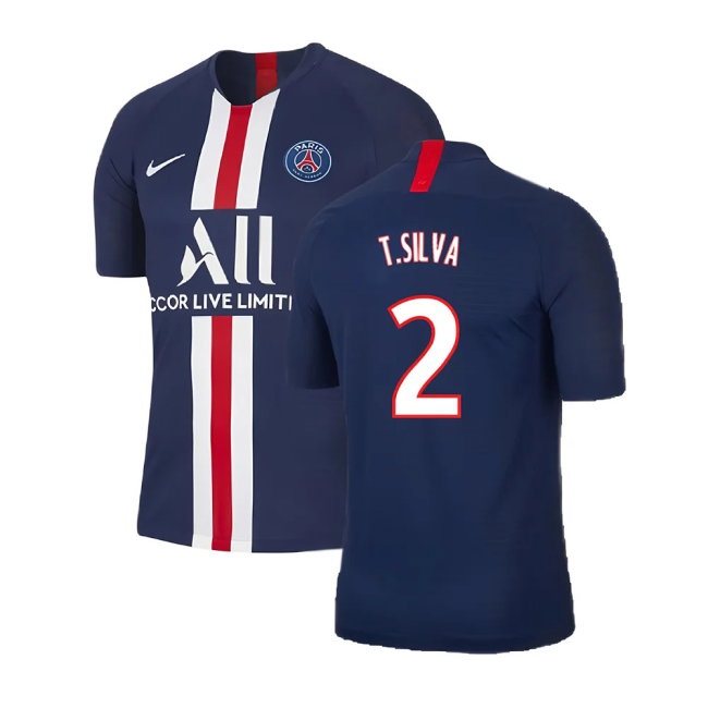 PSG 2019-20 Home Vaporknit Shirt ((Mint) S) (T.SILVA 2) — Shop Online