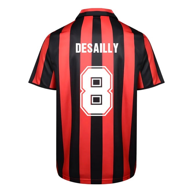 Score Draw Ac Milan 1988 Retro Football Shirt (DESAILLY 8) — Buy Now