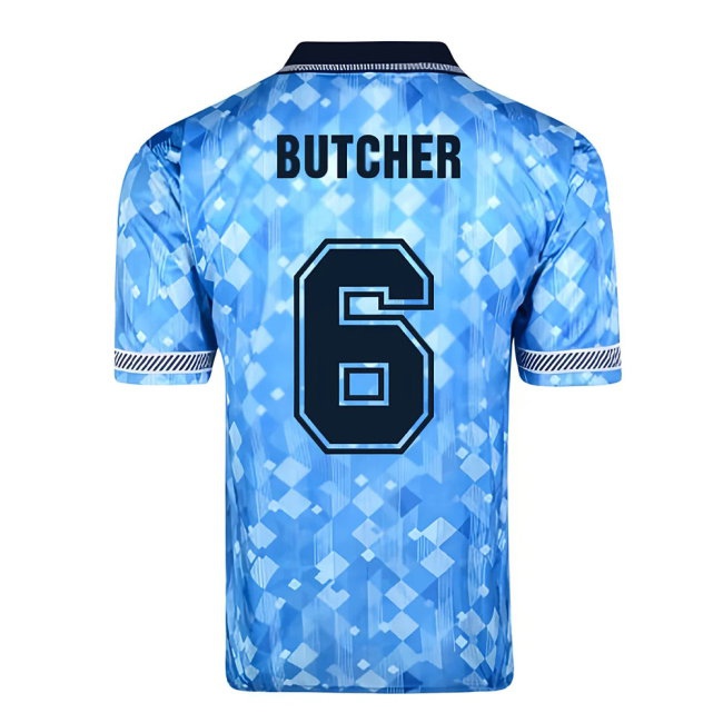 Score Draw England 1990 Third World Cup Finals Retro Football Shirt (Butcher 6) — Shop Now