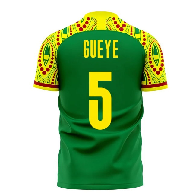 Senegal 2025-2026 Away Concept Football Kit (Libero) (GUEYE 5) — Buy Online
