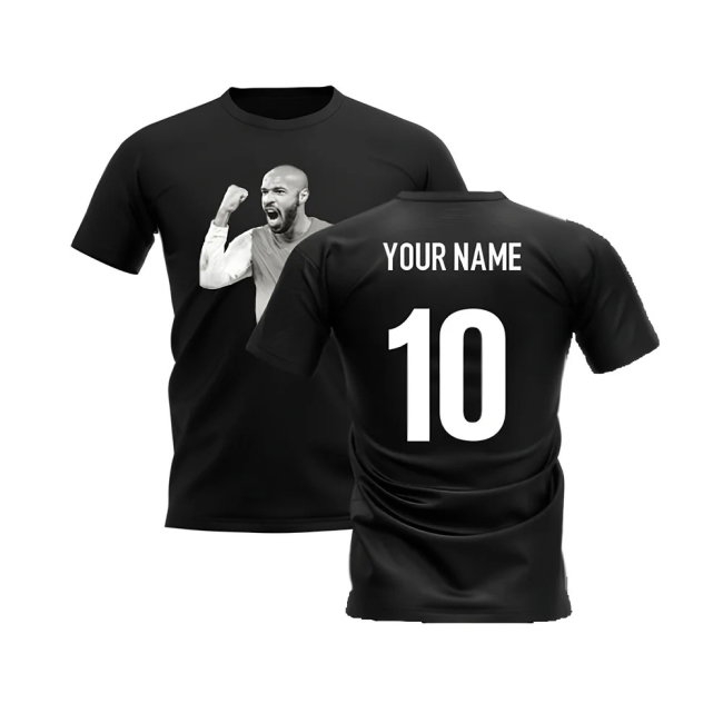 Thierry Henry Legend T-Shirt (Black) (Your Name) — Buy Now