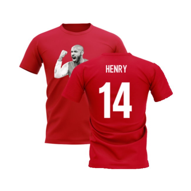 Thierry Henry Legend T-Shirt (Red) (Henry 14) — Buy Online