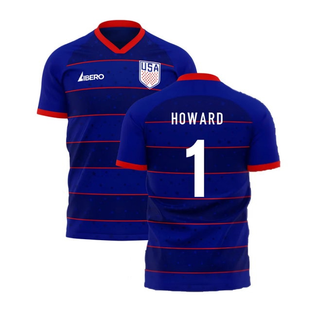 United States 2025-2026 Away Concept Football Kit (Libero) (HOWARD 1) — Buy Now