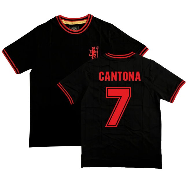 Vintage The Devil Away Shirt (CANTONA 7) — Shop Online