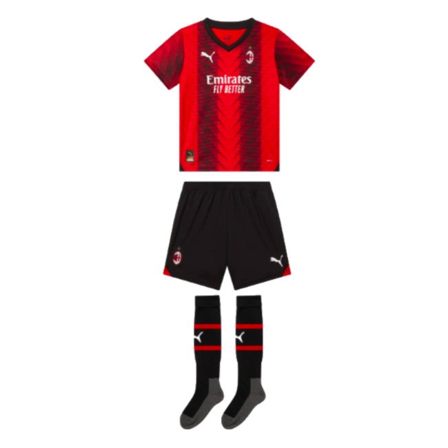 2023-2024 AC Milan Home Mini Kit (Weah 9) — Buy Now
