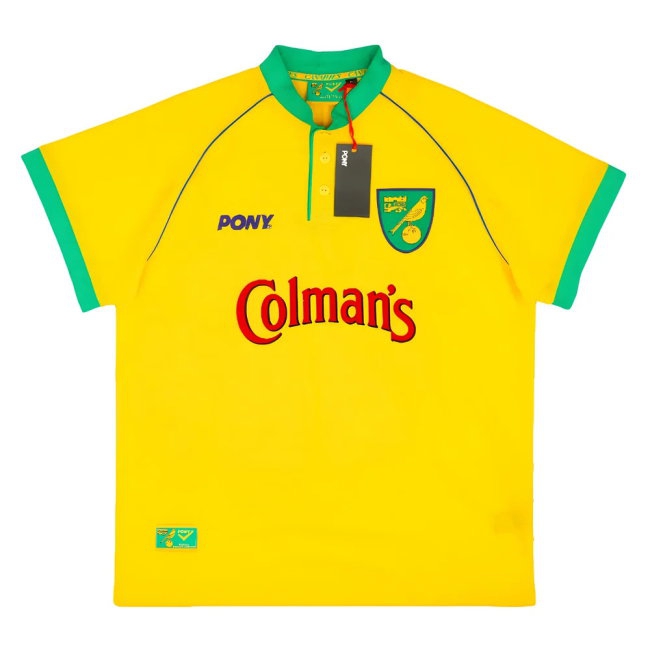 1997-1999 Norwich City Home Pony Reissue Shirt (Bellamy 8)