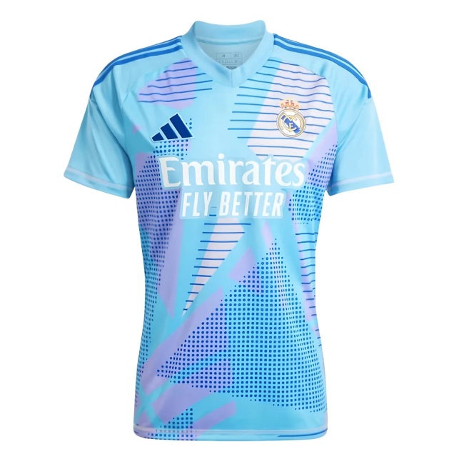 2024-2025 Real Madrid Home Goalkeeper Shirt (Blue) (Courtois 1) — Shop Now