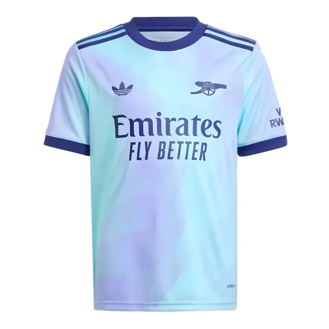 2024-2025 Arsenal Third Shirt (Kids) (Nwaneri 53) — Shop Online