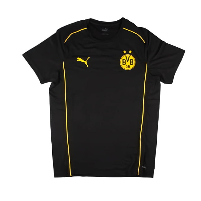 2024-2025 Borussia Dortmund Casuals Tee (Black) (Haaland 9) — Shop Now