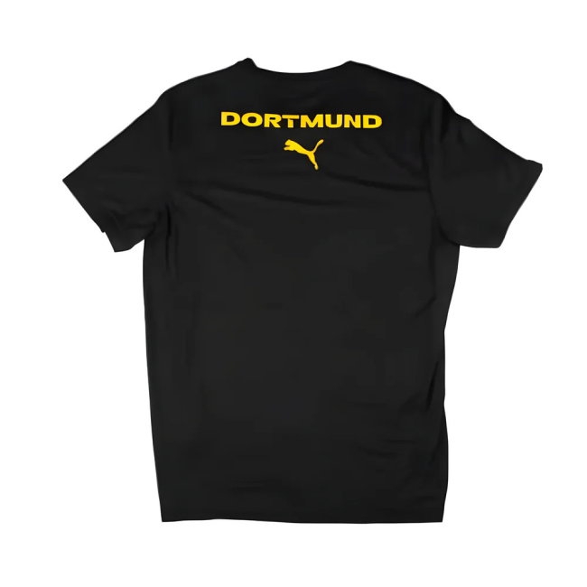 2024-2025 Borussia Dortmund Casuals Tee (Black) (Haaland 9) — Shop Now