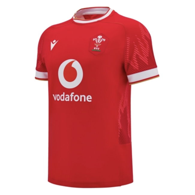 2024-2025 Wales Rugby Home Slim Fit Shirt (Warburton 7) — Buy Now