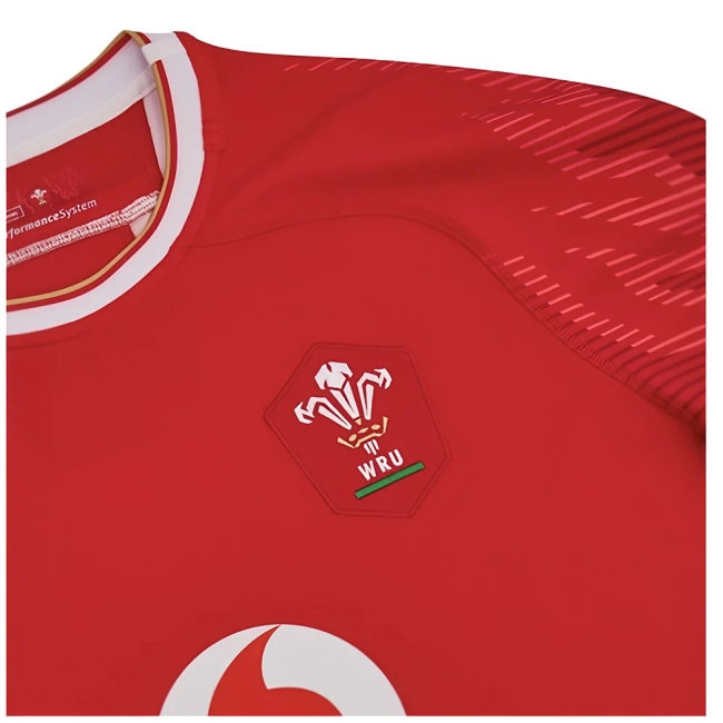 2024-2025 Wales Rugby Home Slim Fit Shirt (Warburton 7) — Buy Now