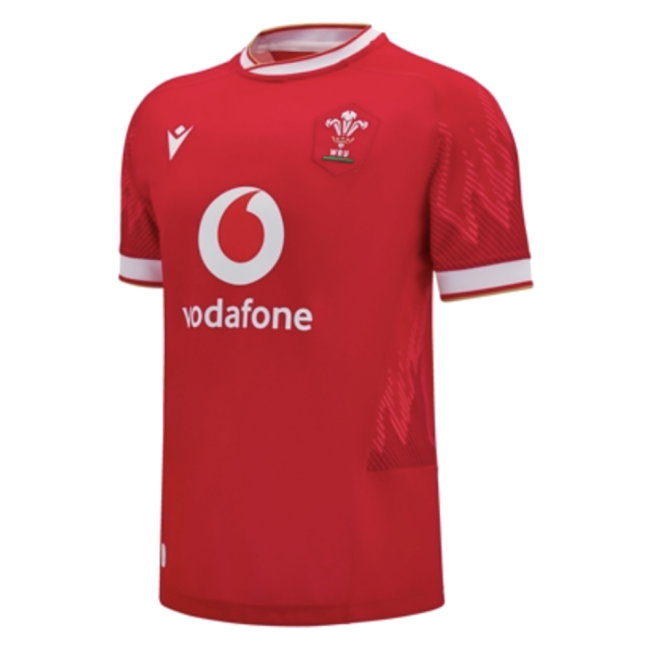 2024-2025 Wales Home Poly Replica Rugby Shirt (North 14) — Shop Now