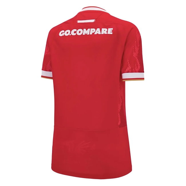 2024-2025 Wales WRU Home Replica Rugby Shirt (Womens) (Warburton 7) — Buy Now