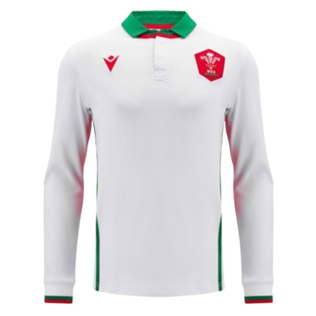 2024-2025 Wales Away Cotton LS Rugby Shirt (Warburton 7) — Shop Now