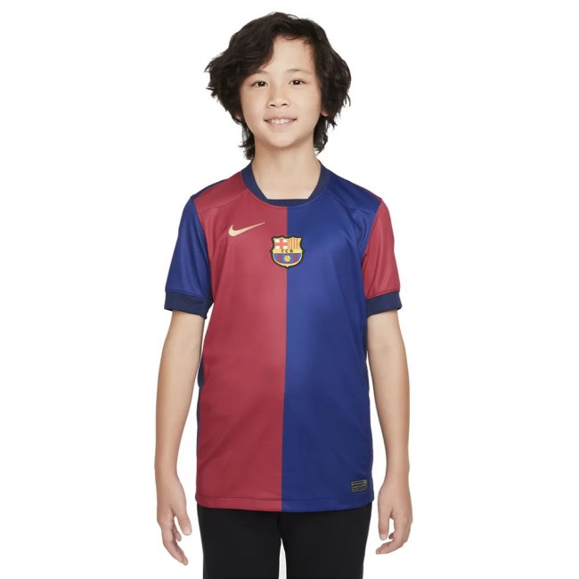 2024-2025 Barcelona Home Shirt (Sponsorless) - Kids (M.Casado 17) — Buy Now
