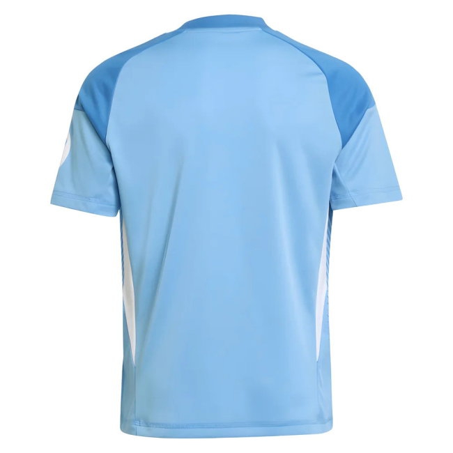 2025-2026 Real Madrid Home Goalkeeper Shirt (Blue) - Kids (Courtois 1) — Buy Now
