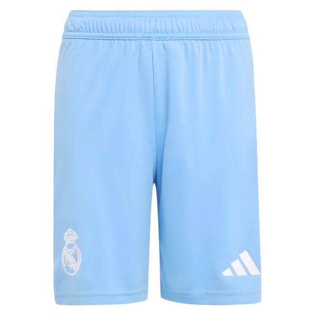 2025-2026 Real Madrid Home Youth Goalkeeper Kit (Courtois 1) — Shop Now