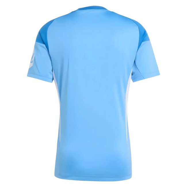 2025-2026 Real Madrid Home Goalkeeper Shirt (Blue) (Courtois 1) — Shop Online