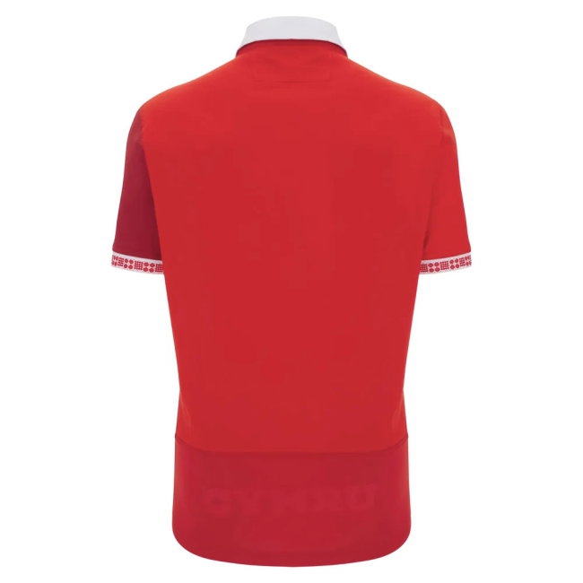 2025-2026 Wales WRU Home Cotton Rugby Shirt (Warburton 7) — Buy Now
