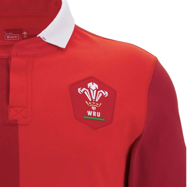 2025-2026 Wales WRU Home Cotton Rugby Shirt (Warburton 7) — Buy Now