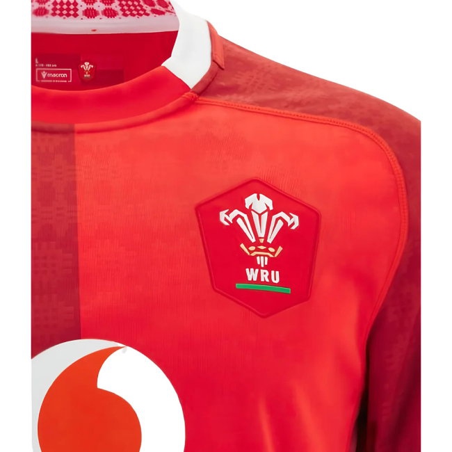 2025-2026 Wales WRU Home Replica Rugby Shirt (North 14) — Buy Now