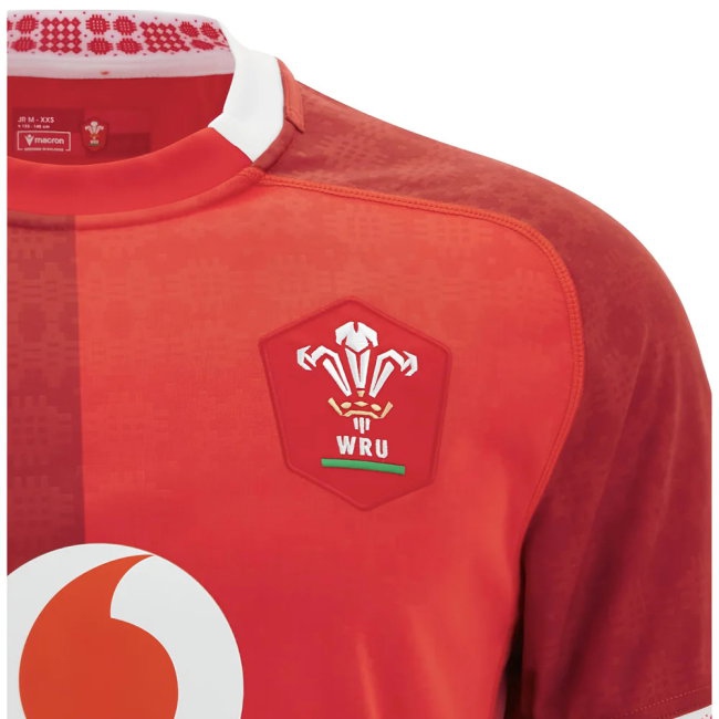 2025-2026 Wales WRU Home Rugby Shirt (Kids) (North 14) — Buy Online