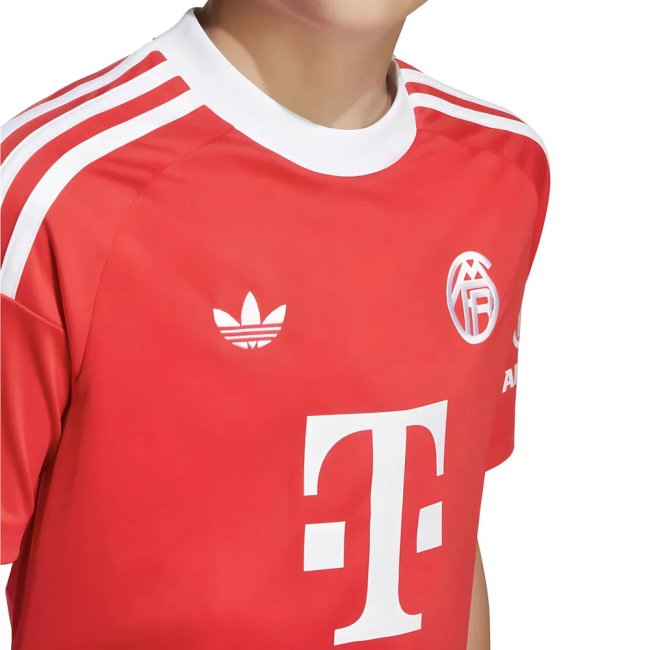 2025-2026 Bayern Munich Third Goalkeeper Shirt (Pure Ruby) - Kids (Neuer 1) — Buy Now