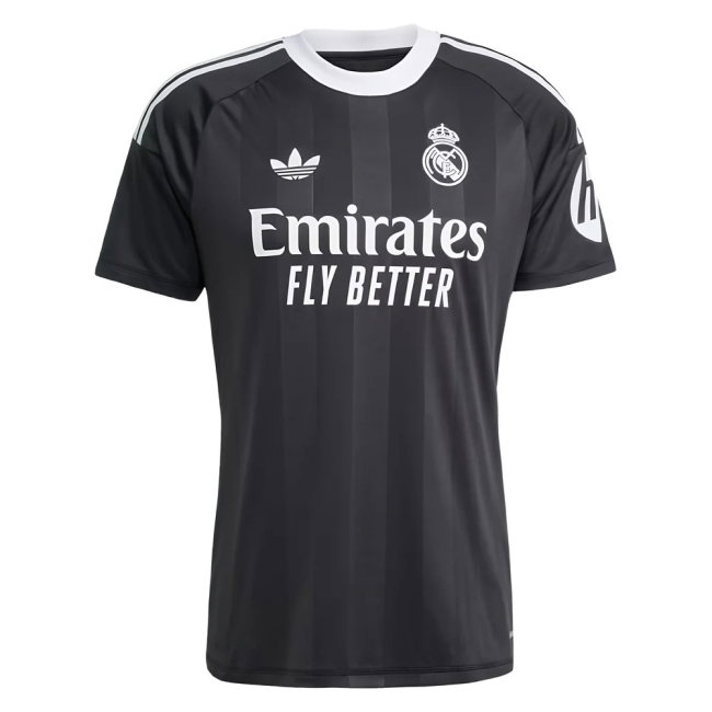 2025-2026 Real Madrid Third Goalkeeper Shirt (Black) (Casillas 1) — Buy Online