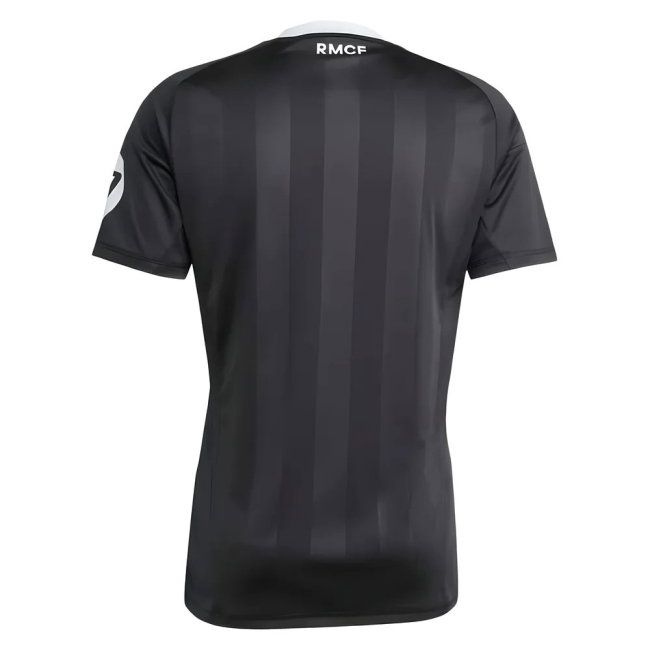 2025-2026 Real Madrid Third Goalkeeper Shirt (Black) (Courtois 1) — Shop Now