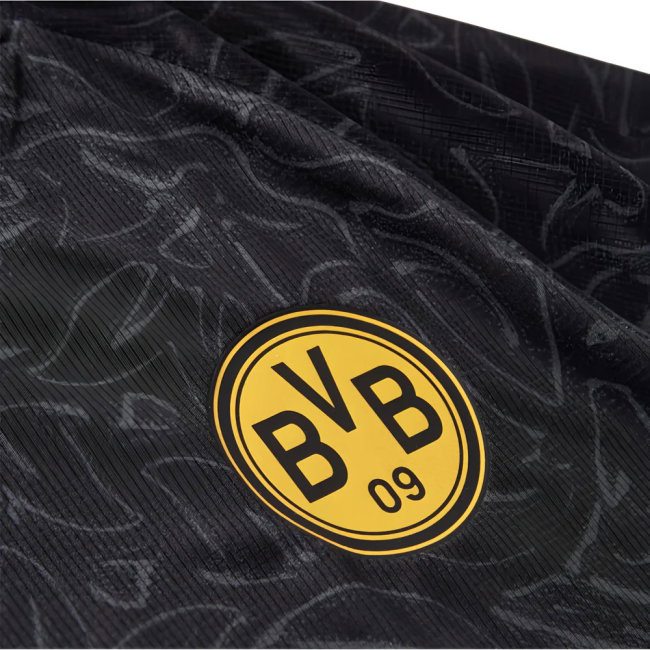 2025-2026 Borussia Dortmund Warm Up Jersey (Black) (Reyna 7) — Buy Now