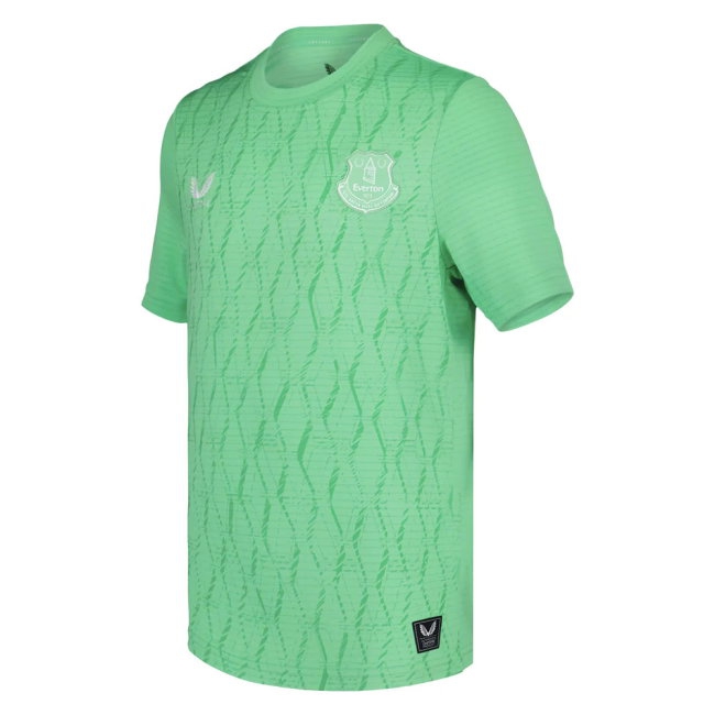 2025-2026 Everton Home Goalkeeper Shirt (Green) - Kids (Howard 24) — Buy Online