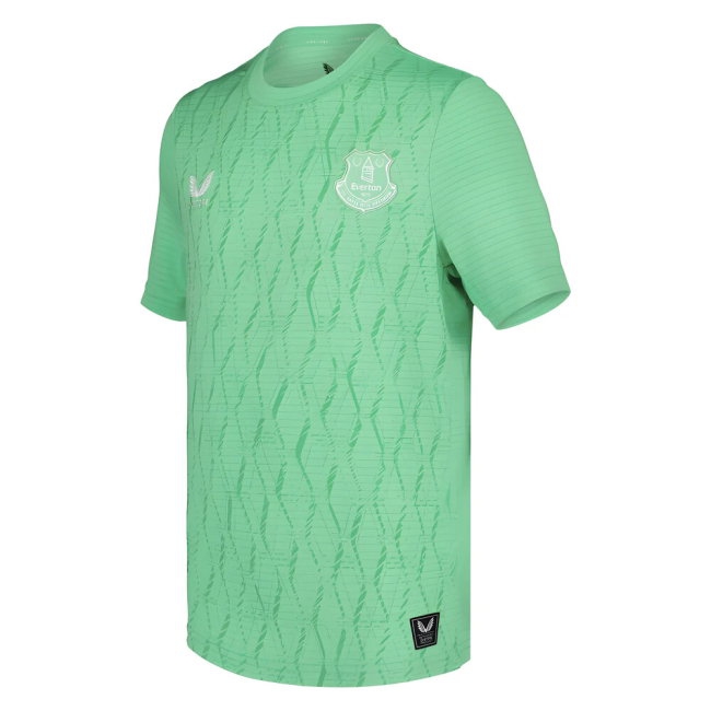 2025-2026 Everton Home Goalkeeper Shirt (Green) - Kids (Howard 24) — Buy Online