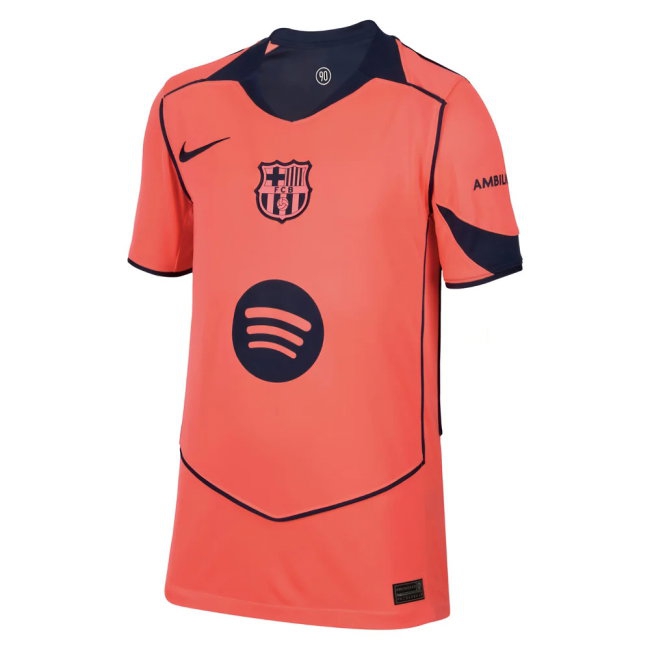 2025-2026 Barcelona Third Shirt (Kids) (M.Casado 17) — Shop Online