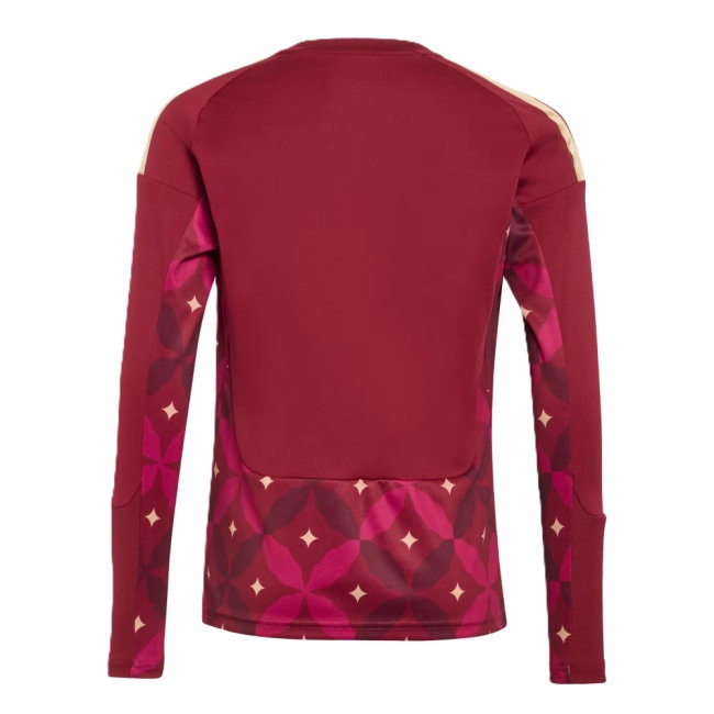 2026-2027 Italy Home Goalkeeper Shirt (Burgundy) - Kids (Donnarumma 1) — Buy Online
