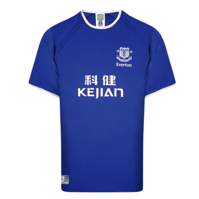Everton 2003 Anniversary Retro Home Shirt (Gravesen 16) — Shop Now