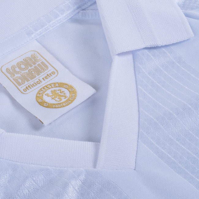 Chelsea 1998 Blank Out Retro Football Shirt (White) (Vialli 9) — Shop Now