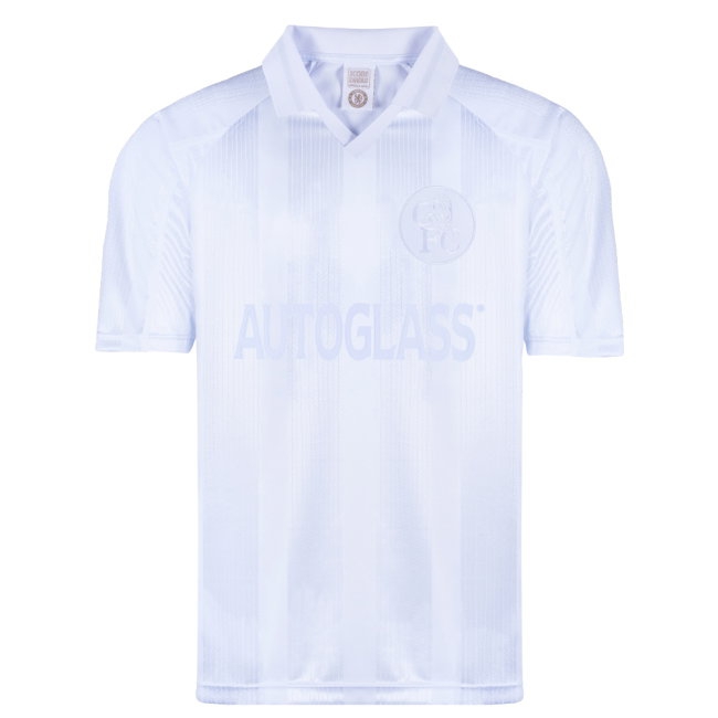 Chelsea 1998 Blank Out Retro Football Shirt (White) (Vialli 9) — Shop Now