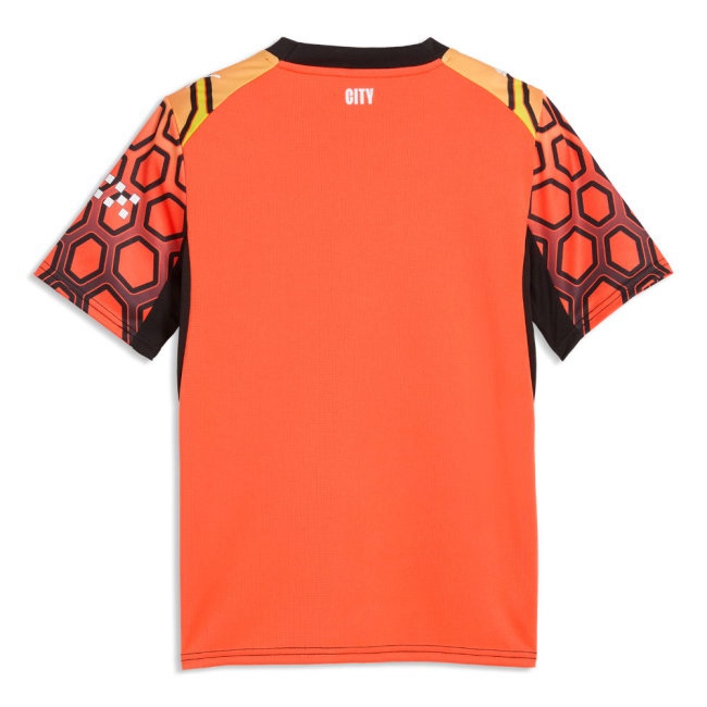 2026-2027 Man City Goalkeeper Shirt (Orange) - Kids (Donnarumma 25) — Shop Now