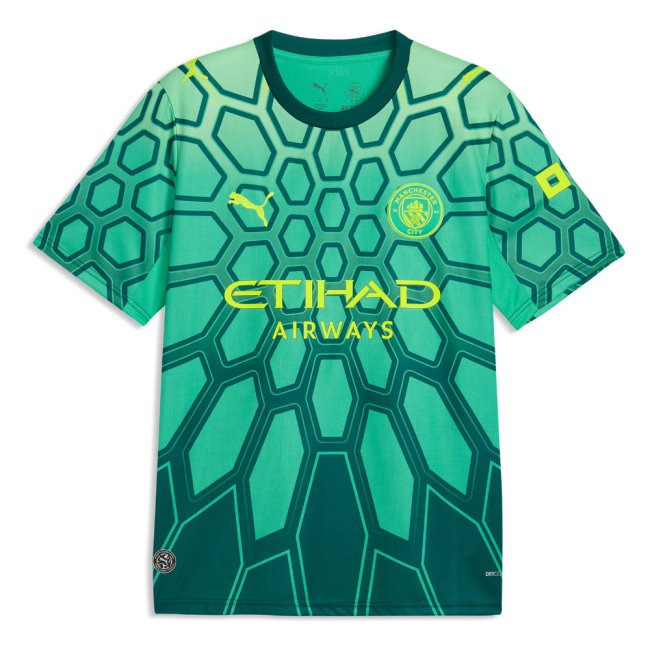 2026-2027 Man City Goalkeeper Shirt (Green) (Donnarumma 25) — Buy Now