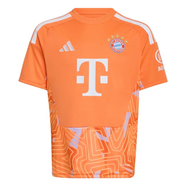 2026-2027 Bayern Munich Home Goalkeeper Shirt (Orange) - Kids (Neuer 1) — Buy Online
