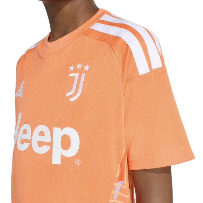 2026-2027 Juventus Home Goalkeeper Shirt (Orange) - Kids (Buffon 1) — Shop Online