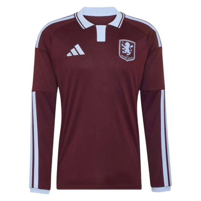 2026-2027 Aston Villa Long Sleeve Home Shirt (Maatsen 22) — Shop Online