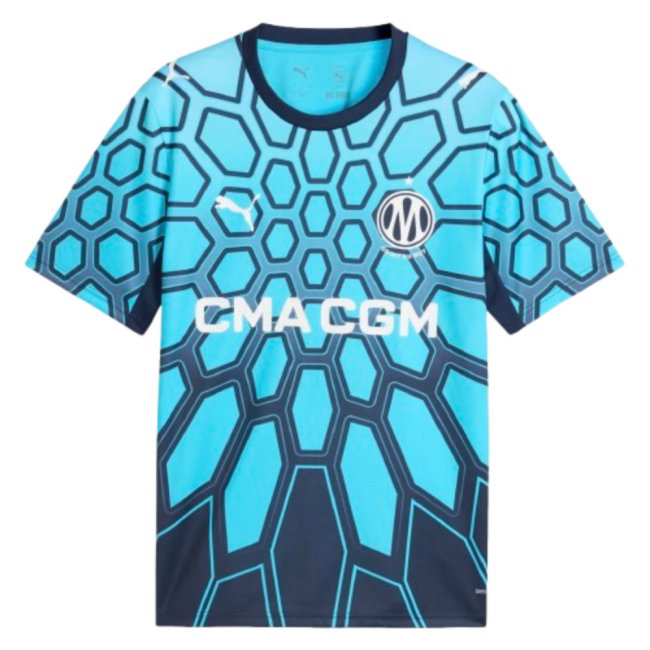 2026-2027 Marseille Home Goalkeeper Shirt (Bright Aqua) (Rulli 1) — Shop Online