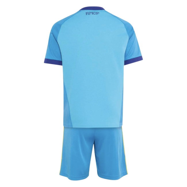 2026-2027 Real Madrid Away Goalkeeper Youth Kit (App Sky Rush) - Kids (Courtois 1) — Buy Now
