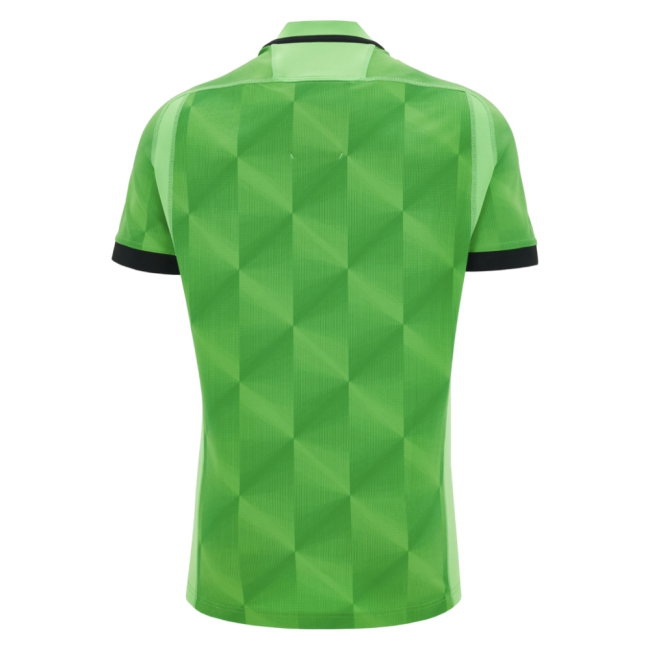 2026-2027 Wales WRU Training Rugby Shirt (Neon Green) (Warburton 7) — Shop Now