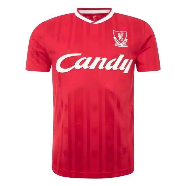 Liverpool FC 1988-89 Candy Home Shirt (GERRARD 8) — Shop Now